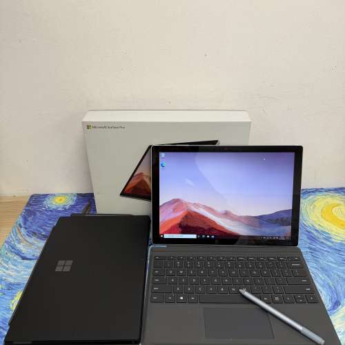 (性價比高插MicroSD卡加大容量💗微軟平板電腦）Microsoft surface Pro 7 i5-1035G4...