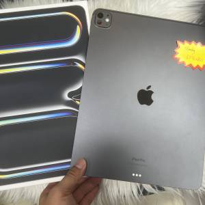 （全新一樣）最新M4 ipad pro 13" 1TB 有盒全套行貨，99%新，功能一切正常