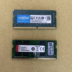 Crucial/Kingston 16GB notebook RAM