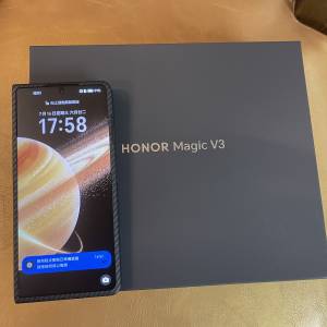 99% Honor Magic V3 12+512 港版 全套有盒有單有保養