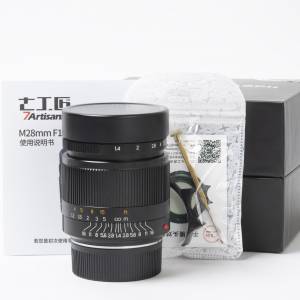 || DJ-Optical 7Artisans 28mm F1.4 - Black / M-Mount, full packing ||