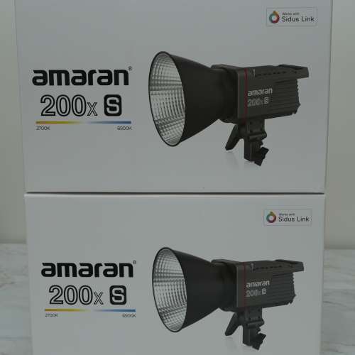 兩支接近全新愛圖仕Aputure Amaran 200XS LED 雙色連續光燈