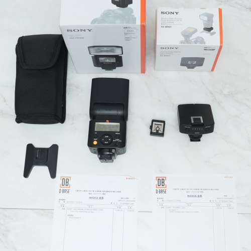 Sony HVL-F45RM原廠外置閃光燈 無線接收器FA-WRR1 ADP-AMA接口轉接器 合A7 A9系列