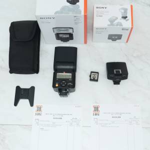 Sony HVL-F45RM原廠外置閃光燈 無線接收器FA-WRR1 ADP-AMA接口轉接器 合A7 A9系列
