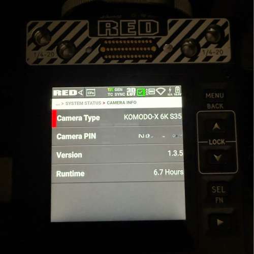 RED Komodo X + Smallrig Cage + Base Plate Kit (Brand new condition)