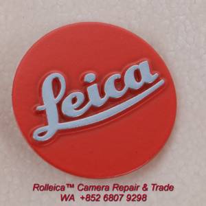 Red Leica Roundel logo M6 M7 etc. [brand new Authenticate Leica parts] 全新原...