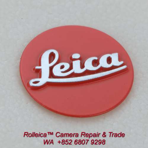 Red Leica Roundel logo M6 M7 etc. [brand new Authenticate Leica parts] 全新原...