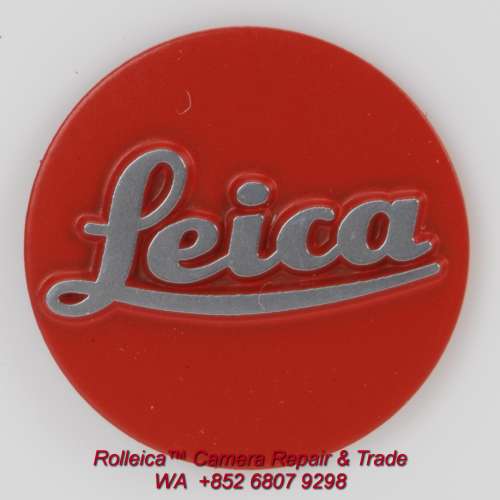 Red Leica Roundel logo M6 M7 etc. [brand new Authenticate Leica parts] 全新原...