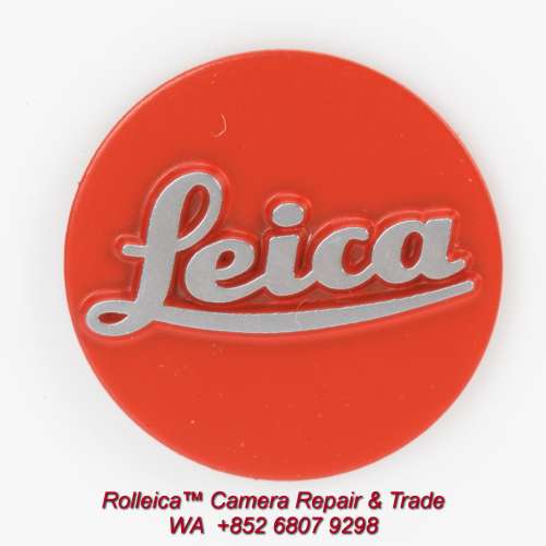 Red Leica Roundel logo M6 M7 etc. [brand new Authenticate Leica parts] 全新原...