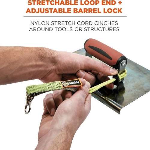 ( new ) Squids 3713 彈性工具繫繩配件 - 環形工具尾部旋轉 - 10 磅