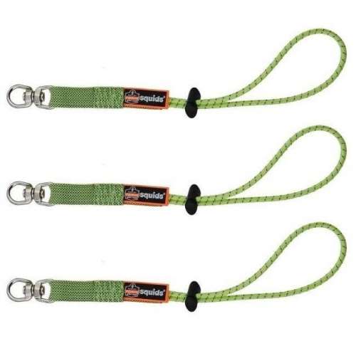 ( new ) Squids 3713 彈性工具繫繩配件 - 環形工具尾部旋轉 - 10 磅