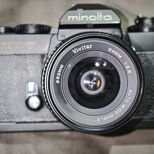 minolta XD7 美能達 XD7 + Vivitar 24/2.8 MD 24mm 24 膠片菲林機 film camera 快門...