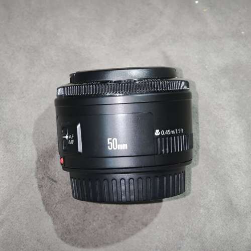 canon 50/1.8 II EF 佳能 50mm 小痰盂 50 冇盒冇單冇證冇罩 鏡片通透冇花冇霉 對焦正...