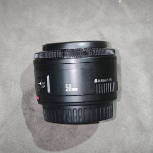 canon 50/1.8 II EF 佳能 50mm 小痰盂 50 冇盒冇單冇證冇罩 鏡片通透冇花冇霉 對焦正...