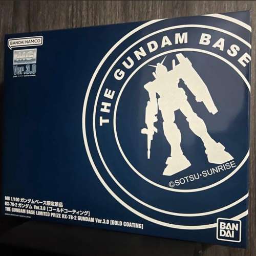全新MG 1/100 限定電鍍金RX-78-2