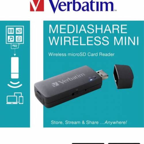 Verbatim Wireless Mini microSD Card Reader (49160)