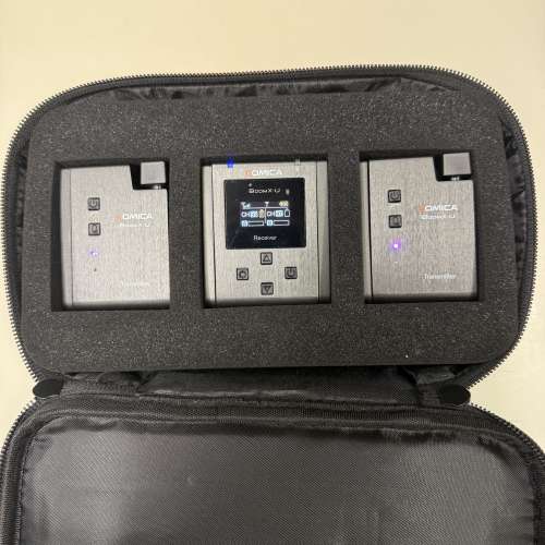 Comica BoomX-U UHF 一拖二 無線咪 wireless microphone 連 Lav mic 夾咪