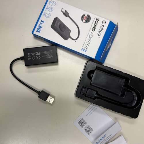 ORICO Sound Adapter SC2  USB 音效卡 免驅動裝置