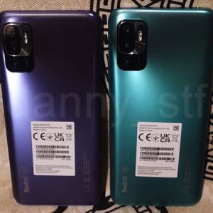 兩部 Xiaomi 小米 紅米 Redmi Note 10 5G (6+128GB) 夜暮藍/極光綠 5G+5G 雙卡雙待...