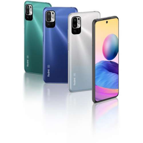 兩部 Xiaomi 小米 紅米 Redmi Note 10 5G (6+128GB) 夜暮藍/極光綠 5G+5G 雙卡雙待...