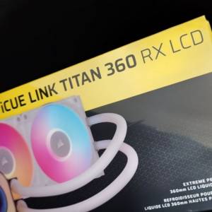 corsair 360水冷 titan lcd版