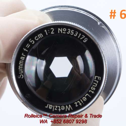 Leica Summar 50 2.0 optically-museum-grade w/ rare SOOMP, ROLLEICA™ service