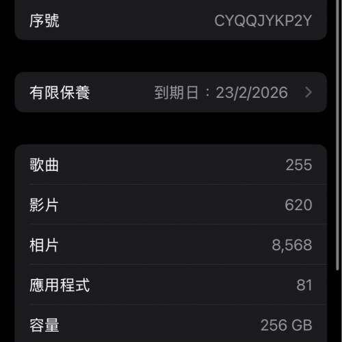 iphone 16 Pro Max 卡貼機 256GB 黑色，極新淨，美版，無花無崩，性價比高，有愛思...