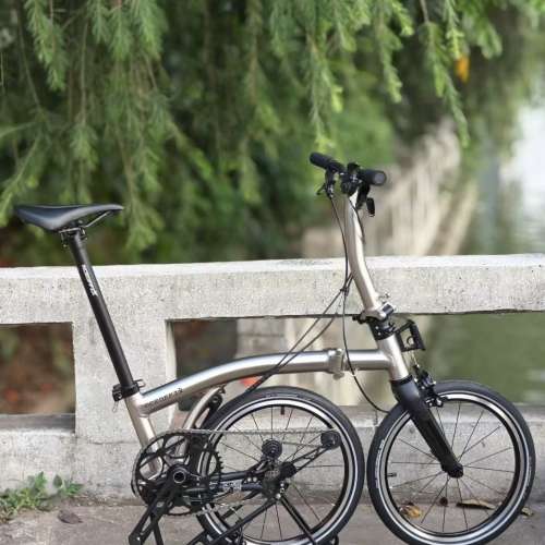 大特價 5速 7速 2025 最新顏色 鍍鎳版 ACEOFFIX C5 黑色碳前叉鋁合金折叠車 送前後...