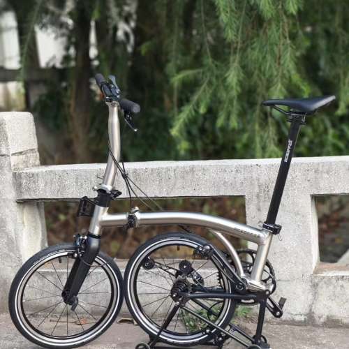 大特價 5速 7速 2025 最新顏色 鍍鎳版 ACEOFFIX C5 黑色碳前叉鋁合金折叠車 送前後...