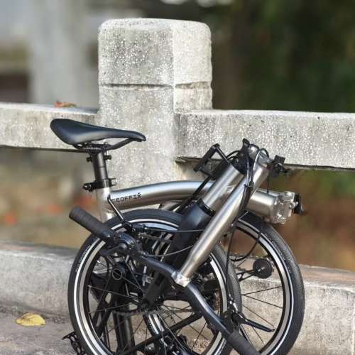 大特價 5速 7速 2025 最新顏色 鍍鎳版 ACEOFFIX C5 黑色碳前叉鋁合金折叠車 送前後...