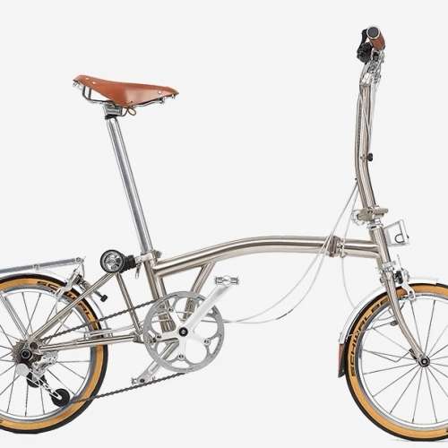 2025 ACEOFFIX P5 5速 鉻鉬鋼16吋349 復古款折叠車 送前後蛙燈叮叮