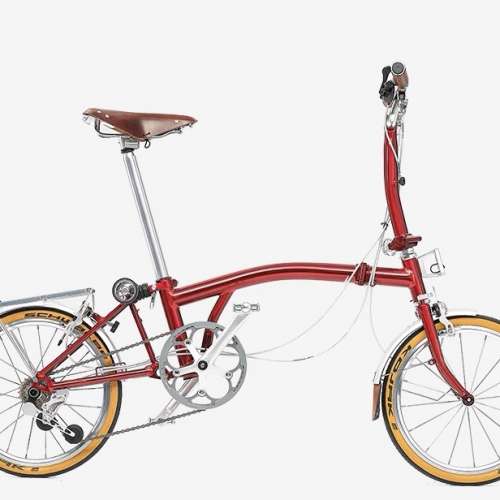 2025 ACEOFFIX P5 5速 鉻鉬鋼16吋349 復古款折叠車 送前後蛙燈叮叮