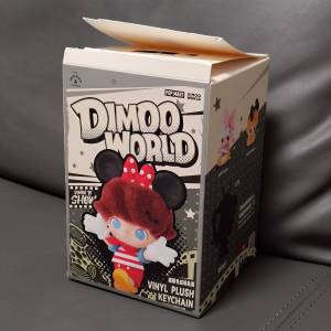 SALE! Popmart 米妮 Disney x Dimoo World Minnie VINYL PLUSH KEYCHAIN