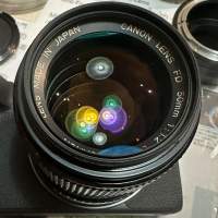 Repair Cost Checking For Canon FD 50mm f/1.2L  抹鏡清潔、光圈維修、維修離膠等...