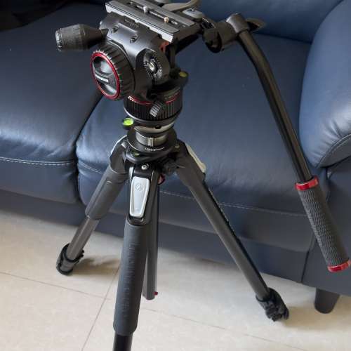 Manfrotto Nitrotech N8 頭 + 鋁合金 三腳055系列+ leofoto 碗形水平雲台