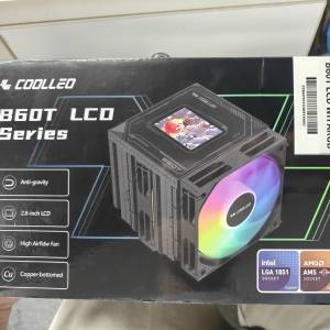 COOLLEO 酷里奥 B60T 白色 LCD屏显版 風冷散熱器