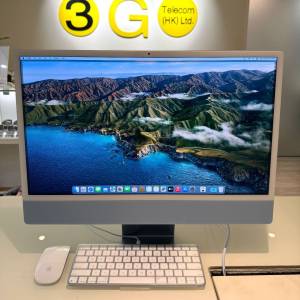 iMac 24" 2021 M1晶片 ,8GB+512GB SSD