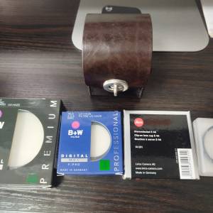 Leica E46 filter x1 + B+W filter x2