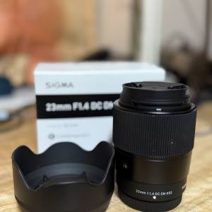 Sigma 23mm F1.4 X mount (全新狀態)