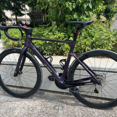 JAVA VOLATA SHIMANO 24速 油剎 碳刀碳纖維公路車 送水架前後蛙燈