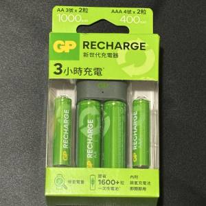 100%新GP 新世代充電器 連 電池一套