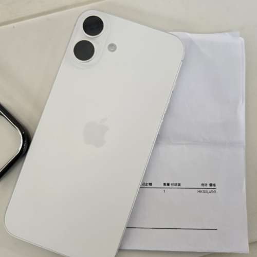 99.9新iPhone 16 plus 256gb,港版雙卡，5月買，備機少用，電池健康度100，完美冇花...