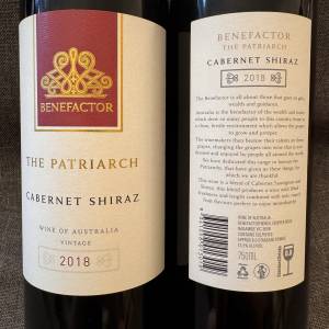 澳洲紅酒 Benefactor The Patriarch Cabernet Shiraz 2018 750ml