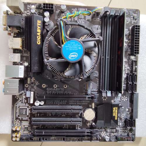 【盲盒買賣 】i7-7700 + GA-B250M-D3H + 8GB DDR4-3000