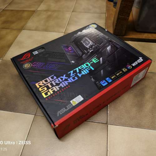 華碩ROG STRIX Z790E wifi有盒單，保修到26年左右