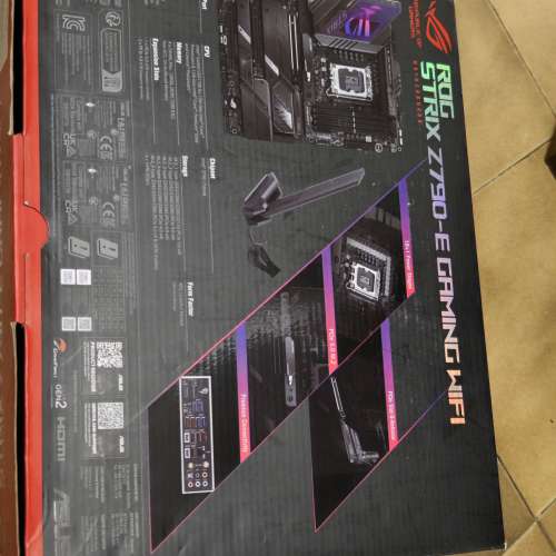 華碩ROG STRIX Z790E wifi有盒單，保修到26年左右