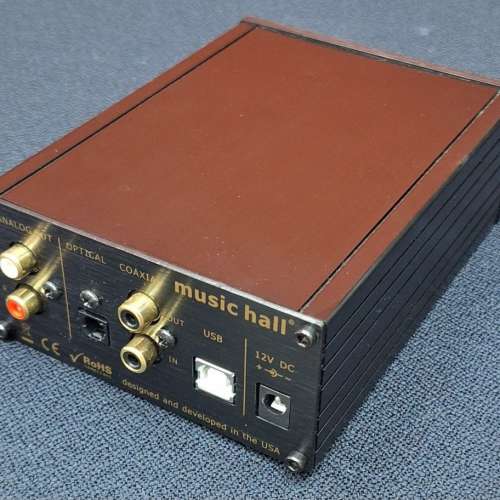 美國 Music Hall 15.2 DAC Digital-to-Analog Converter PCM1796 24bit/192kHz