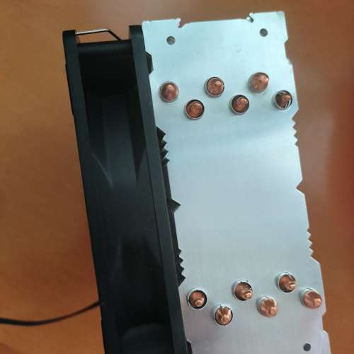 華碩聖旗h610m-hih ddr5 + 6熱管cpu風冷塔散