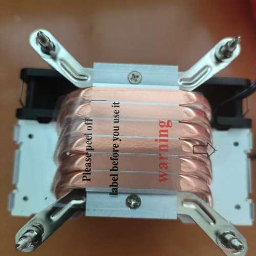 華碩聖旗h610m-hih ddr5 + 6熱管cpu風冷塔散