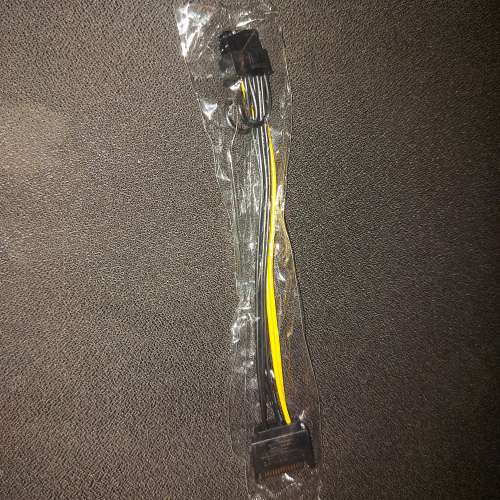 全新轉線 SATA TO 6+2 PIN 顯卡供電接線